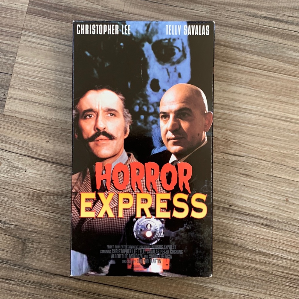 Horror Express Telly Savalas VHS Tape VCR Classic Movie Film